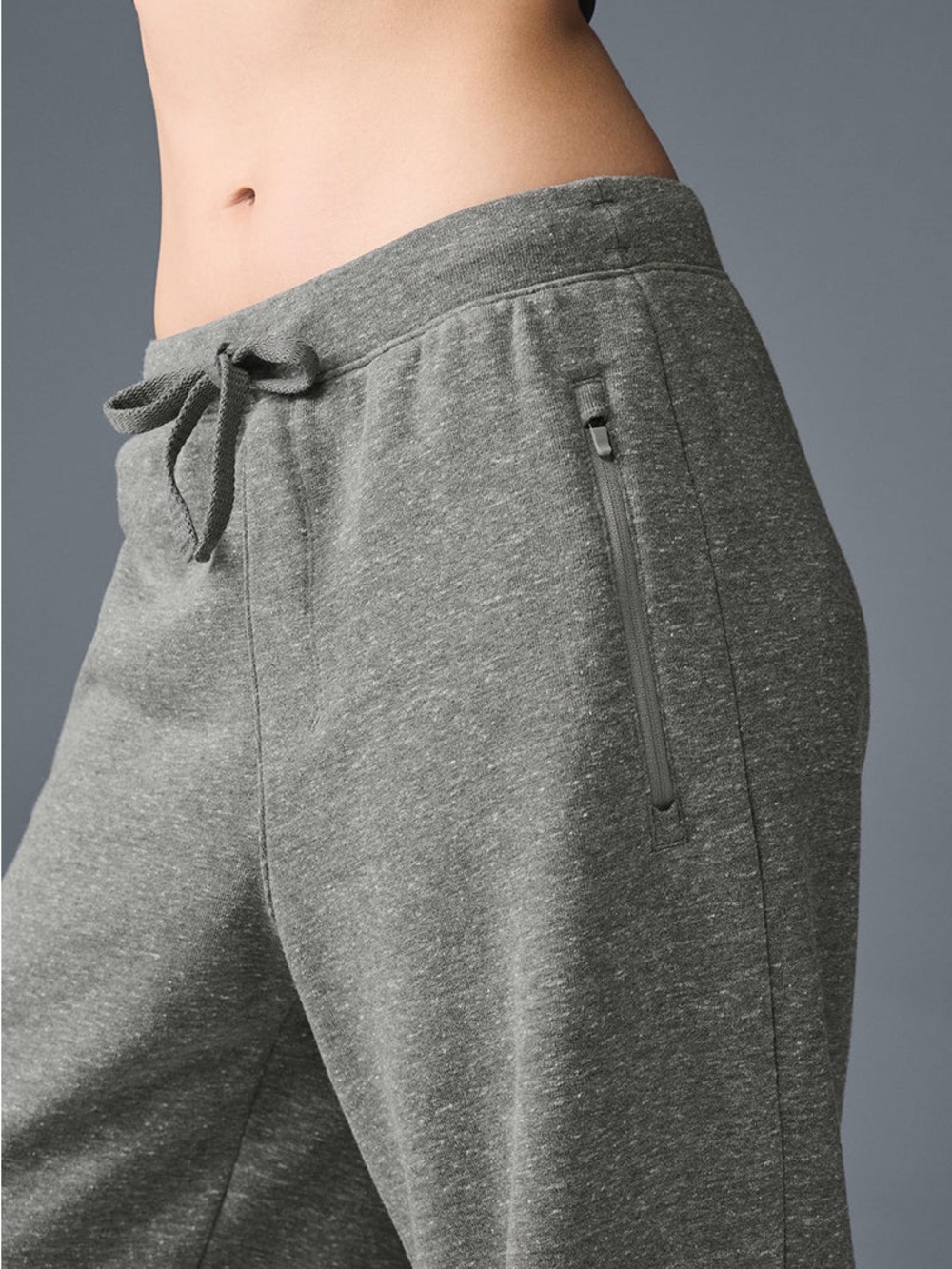 Alo Yoga Triumph Restore Sweatpants Gray Heather Joggers Size Small